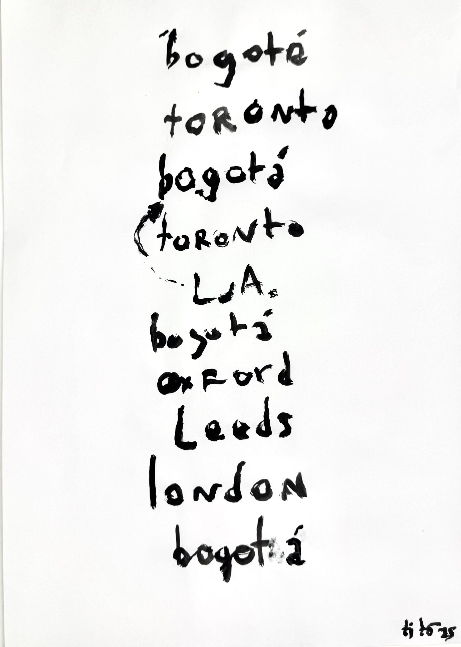 Lugares donde he vivido – 2025